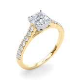 Engagement Rings Single Row Prong Set - TN50655-E